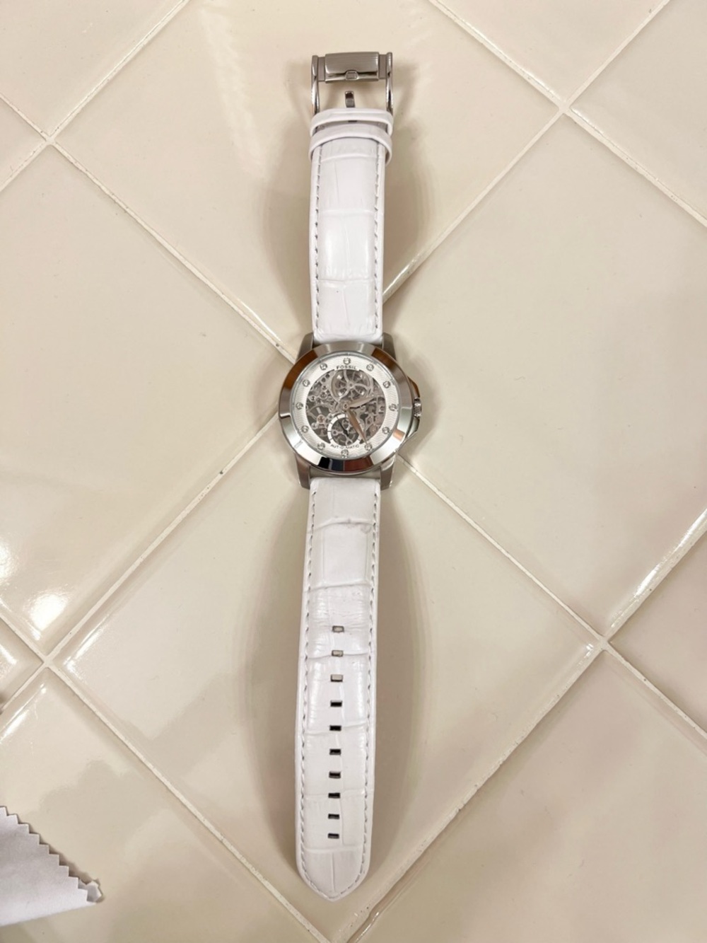 Fossil Skeleton Automatic (never needs a Battery just movement) Women’s Watch